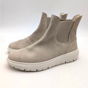 Cole Haan Grand Raelyn Waterproof Boots Women's Light Sesame Size US7B EU37.5